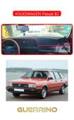 Guerrino  VOLKSWAGEN Passat B2TORPİDO KORUMA HALISI KIRMIZI KENAR thumbnail 1