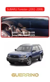 Guerrino  SUBARU Forester (2002-2008)TORPİDO KORUMA HALISI KIRMIZI KENAR thumbnail 1