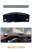 Guerrino  VOLKSWAGEN T6 (2015-2020)TORPİDO KORUMA HALISI GRİ KENAR thumbnail 1