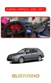Guerrino  SUBARU IMPREZZA (2000-2007)TORPİDO KORUMA HALISI KIRMIZI KENAR thumbnail 1