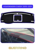 Guerrino  VOLKSWAGEN Caddy (2015-2021)TORPİDO KORUMA HALISI MAVİ KENAR thumbnail 1