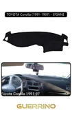 Guerrino  TOYOTA Corolla (1991-1997) - EFSANE TORPİDO KORUMA HALISI SİYAH KENAR thumbnail 1