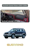 Guerrino  SUZUKI Grand Vitara (2003-2006) TORPİDO KORUMA HALISI GRİ KENAR thumbnail 1