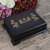 Hediyelik Ahşap Kutulu Kuran-ı Kerim (Çanta Boy 12*16) Mühürlü, Esans, Tesbihli Set - 2