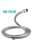 DESIPHON Paslanmaz Kopmaz Patlamaz Kaliteli Çelik Duş Hortumu Tüm Duş Setleri Ile Uyumlu - 200cm - 1