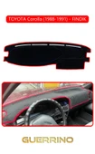 Guerrino  TOYOTA Corolla (1988-1991) fındık TORPİDO KORUMA HALISI KIRMIZI KENAR thumbnail 1