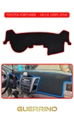 Guerrino  TOYOTA FORTUNER  - HILUX 2005-2014TORPİDO KORUMA HALISI KIRMIZI KENAR thumbnail 1