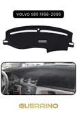 Guerrino  VOLVO S80 (1998-2006)TORPİDO KORUMA HALISI SİYAH KENAR thumbnail 1