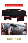 Guerrino  TOYOTA Yaris (2005-2013)TORPİDO KORUMA HALISI KIRMIZI KENAR thumbnail 1
