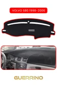 Guerrino  VOLVO S80 (1998-2006)TORPİDO KORUMA HALISI KIRMIZI KENAR thumbnail 1