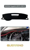 Guerrino  SKODA Superb (2015-2021)TORPİDO KORUMA HALISI GRİ KENAR thumbnail 1