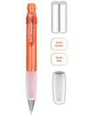 Serve Deep Mekanik Kurşun Kalem 07mm Grip ve Silgi Yedekli Set Kiremit - 2