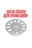 DESIPHON 10x10  Süzgeç İçin  Yuvarlak -Oval -daire  Gider Kapağı , Yer Süzgeci, Izgarası Gider Kapağı - 1