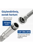 DESIPHON 50 cm Paslanmaz Çelik Batarya Flexi Hortum Koku Yapmaz, Sızdırmaz, Dayanıklı - 2