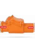 DESIPHON 125 mm PVC Atık Su Gider Çekvalfi Geri Akış ve Koku Önleyici Kilitli Valf Sistemi - 3