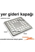 1 Adet Yer Sifonu Süzgeci Kapak Küçük Boy Metal Paslanmaz Duş Süzgeci Kapağı Gider Kapağı - 2