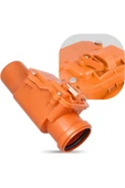 DESIPHON 125 mm PVC Atık Su Gider Çekvalfi Geri Akış ve Koku Önleyici Kilitli Valf Sistemi - 6