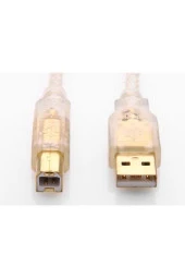 YAZICI KABLOSU 10 METRE USB 2.0 ŞEFFAF YAZICI KABLOSU S-LINK SLX-331 thumbnail 2