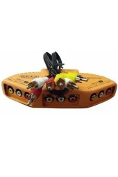 OEM-8027 VCD DVD TOPLAYICI (RENKLİ) 1 X 3 RCA GİRİŞ İN * 3 X 3 RCA ÇIKIŞ OUT ÇEVİRİCİ 8027 - 1
