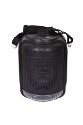 SK-1101 TAŞINABİLİR HOPARLÖR ŞARJLI USB-SD-AUX-FM BLUETOOTHLU HOPARLÖR - 3