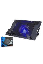 NOTEBOOK SOĞUTUCU LEDLİ 14 CM 5 FARKLI YÜKSEKLİK AYARI SESSİZ FAN NOTEBOOK SOĞUTUCU HADRON HN2004 - 1