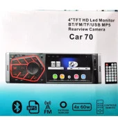 OTO TEYP BLUETOOTHLU EKRAN ARAÇ OTO TEYP CAR-70 - 1