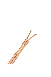 FULLY 1701 ELEKTRİK KABLOSU / HOPARLÖR KABLOSU 2 x 1,5 MM ŞEFFAF 5 METRE BAKIR KORDON KABLOSU - 1