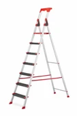 SARAYLI ALÜMİNYUM PROFESYONEL MERDİVEN (6+1) - 1