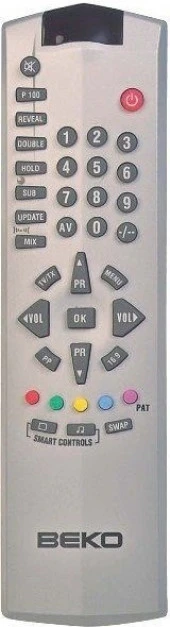 TELEVİZYON KUMANDASI ARÇELİK BEKO PATLI KUMANDA TÜPLÜ TELEVİZYON KUMANDASI SWAT KK0146 - 1