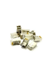 RJ-45 50 ADET METAL FTP JACK RJ-45 CAT5 S-LINK SL-M36 - 1