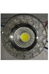 KRİSTAL 6W COB LED DOWNLIGHT ARMATÜR BEYAZ ATLANTİS - 1