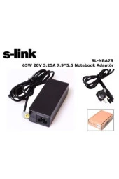 LENOVO NOTEBOOK STANDART ADAPTÖR 65W 20V 3.25A 7.9*5.5 IBM ADAPTÖR S-LINK SL-NBA78 thumbnail 1