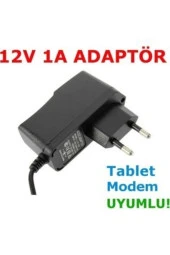 ADAPTÖR 12V 1A AC/DC ADAPTÖR 12V AC ADAPTÖR SWİTCH MODE KORUMALI TABLET/MODEM MTC MT-02 ADAPTÖR - 2