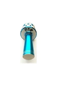 Karaoke Mikrofon Bluetooth Hoparlör Aux Usb Mikro Sd Kart Girişli Mavi Wster Ws-858 - 3