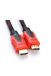 HDMI KABLO 5 METRE 1.4 3D FULL HD 1080P 24K GOLD KAPLAMA İPEK ÖRGÜLÜ HDMI KABLO MTC MT 1103 - 5