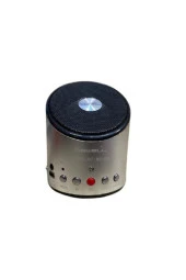 SPEAKER HOPARLÖR MİCRO SD KART GİRİŞLİ MİNİ TAŞINABİLİR SPEAKER ŞARJLI HOPARLÖR GRİ BEWELL BS-08 - 1