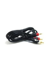 SES KABLOSU 1.5 METRE 2RCA 3.5MM 2 YOLLU GOLD STEREO SES KABLOSU SWAT FKT96 - 2