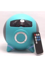 MÜZİK KUTUSU PANDA FM/USB/SD/MP3 RADYO STEREO SPEAKER MÜZİK KUTUSU MAVİ BS-04 - 1