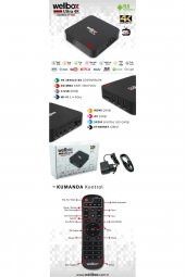 UYDU ALICISI ULTRA 4K HD 10.0 ANDROID 2GB RAM 16GB HAFIZA 2.4G WIFI/USB TV BOX WELLBOX WX-H3 - 8