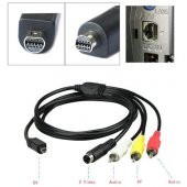 BİLGİSAYAR AV KABLOSU 1.5 METRE GÖRÜNTÜ AKTARIM AV CABLE FOR SONY FULLY - 3