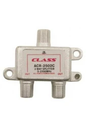 UYDU ANTEN ÇOKLAYICI 2Lİ SPLITTER 1 GİRİŞ 2 ÇIKIŞ KABLO BÖLÜCÜ 5-2500 MHZ SPLITTER CLASS ACR-2502C - 1