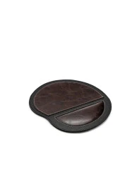 BİLEKLİKLİ DERİ MOUSE PAD KOYU KAHVERENGİ HADRON HD5502 - 1