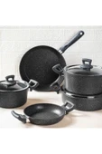 Tantitoni Gri Granit 8 Parça Tencere Seti thumbnail 1
