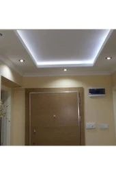 OOKAY-4040 ŞERİT LED 12V 14.4W 3 ÇİPLİ SİLİKONLU 60 LED 5 METRE İÇ MEKAN BEYAZ ŞERİT LED IŞIK - 1