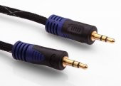 STEREO KABLO KORUMALI KILIFLI 3.5MM ERKEK/ERKEK 1.5M- (GOLD) S-Link SLX-960 - 1