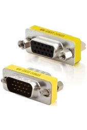 VGA METAL ÇEVİRİCİ ERKEK-DİŞİ 15 PİN S-LINK SL-15FM - 1