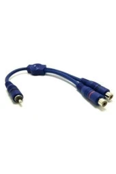 Y ANFİ KABLOSU 1RCA ERKEK GİRİŞ 2RCA DİŞİ ÇIKIŞ 30CM ARA KABLO DIGITAL AUDIO DA-02 - 2