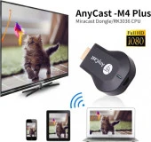 Hytech HY-W10 Anycast M4 Plus Full HD 1080P HDMI Kablosuz Görüntü Ve Ses Aktarıcı - 3