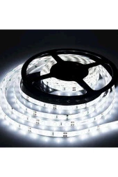 5630 ŞERİT LED DC 12V DOUBLE PCB 8 ÇİP SMD SİLİKONSUZ ŞERİT LED BEYAZ 5 METRE ŞERİT LED - 1