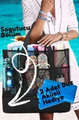 Soğutuculu , Buzluklu , Sıcak Soğuk Korumalı , Kamp , Piknik, Termal,Plaj Çantası Buz Aküsü Hediyeli - 3